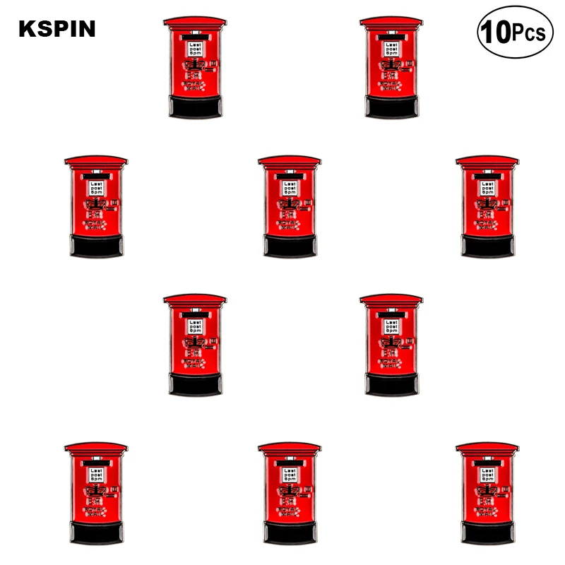 

Post Can Badge Lapel Pin Flag badge Brooch Pins Badges 10Pcs a Lot