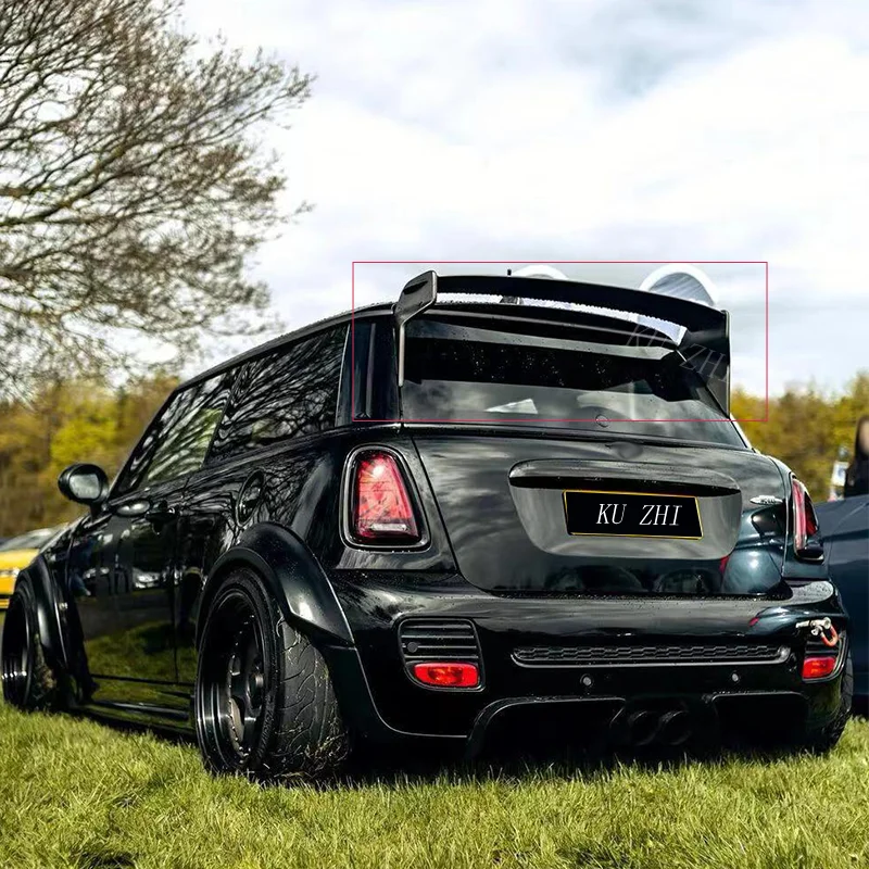 R56 JCW стиль спойлер на крышу из углеродного волокна для Mini Cooper Ver.2.11/2.12 2007-2013 год