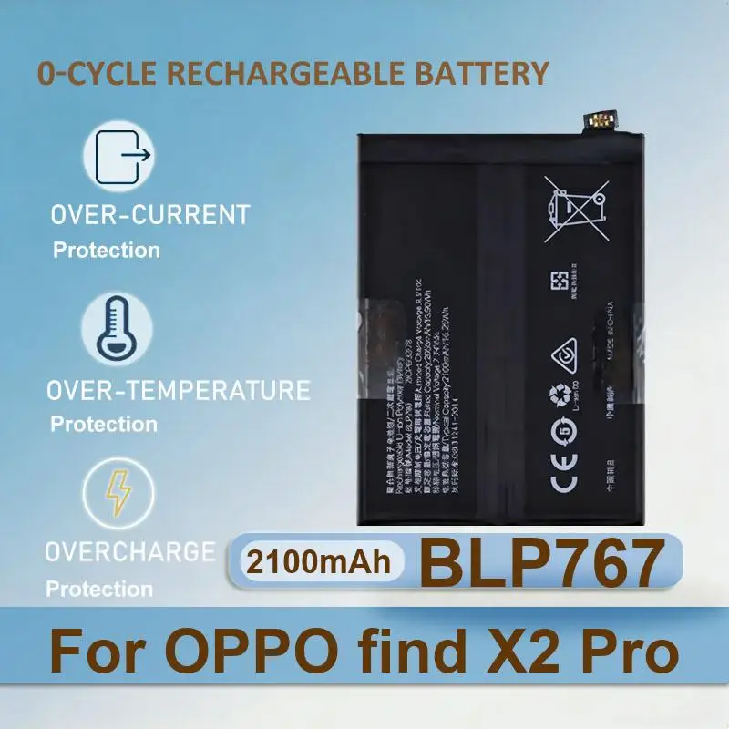Фото Аккумулятор для OPPO Realme 6i C3 C25Y Global version Reno 2 Find X3 Lite CPH2145/Reno4 SE PEAT00 PEAM00/Reno5 5G PEGM00 PEGT00 X2 №1