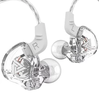 high quality best priceqkz ak6 copper driver hifi wired earphone sport running in ear headphones bass stereo headset music earbu