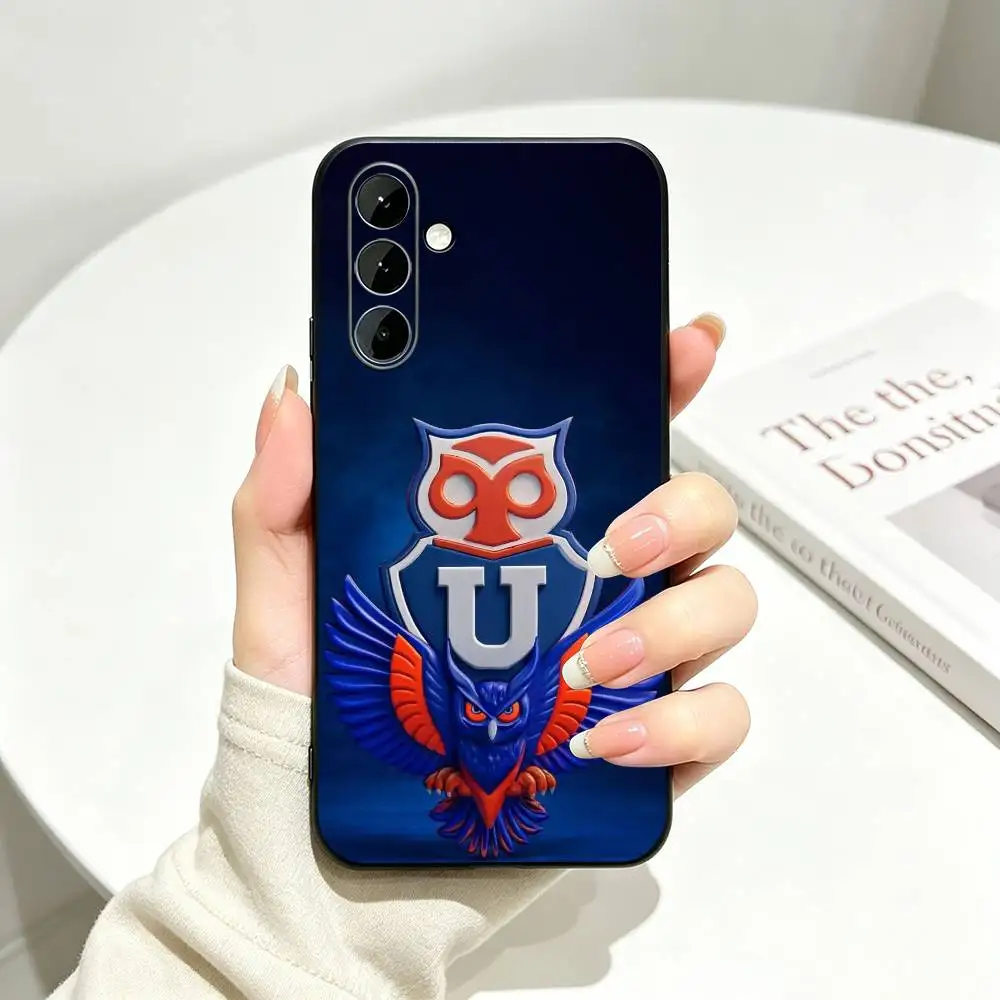 Чехол для телефона C-Club U-Universidad de Chile для Samsung Galaxy A73, A72, A70, A53, A52, A51, мягкий силиконовый черный чехол (art.: 3920dadc26ffe) - 3920dadc26ffe