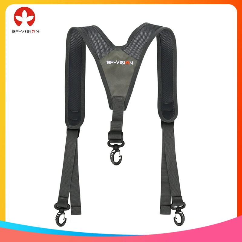 

BP-VISION Outdoor Hiking Strap Camping Accessori Breathable Straps for Running Ergonomics Back Bear Polyamide Adjustable Buckles