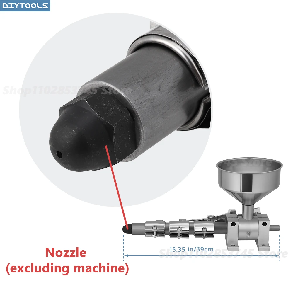

Сопло 1,75 мм, насадка 3 мм, выход для сжатия для небольших пластиковых экструдеров, экструдер с одним винтом, лабораторный экструдер для пластика
