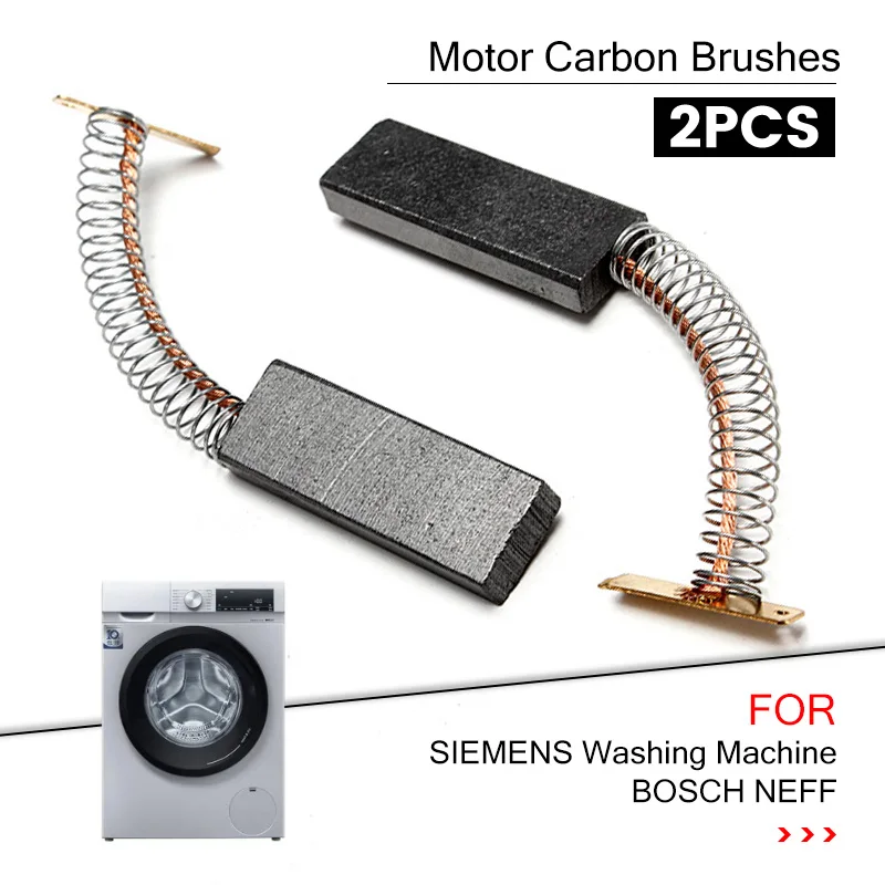 

2Pcs/10Pcs 36x12.5x5mm Carbon Brushes Electric Motor Graphite Brush For BOSCH NEFF For SIEMENS Washing Machine Replacement