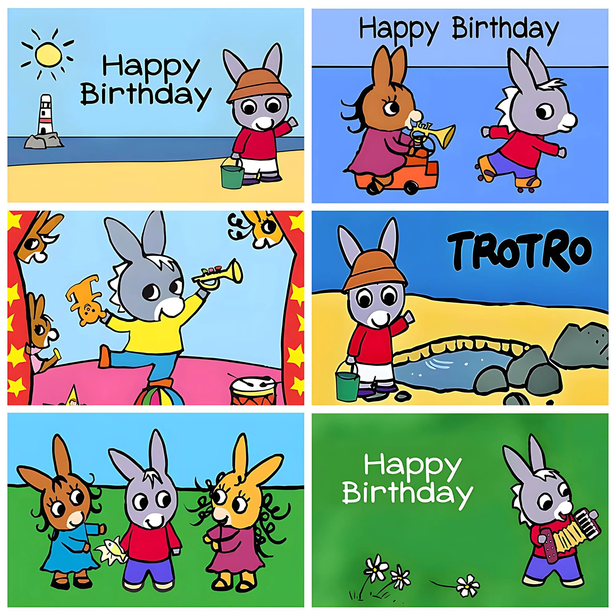 Виниловый фон для фотографирования детей в стиле мультфильма тротроро