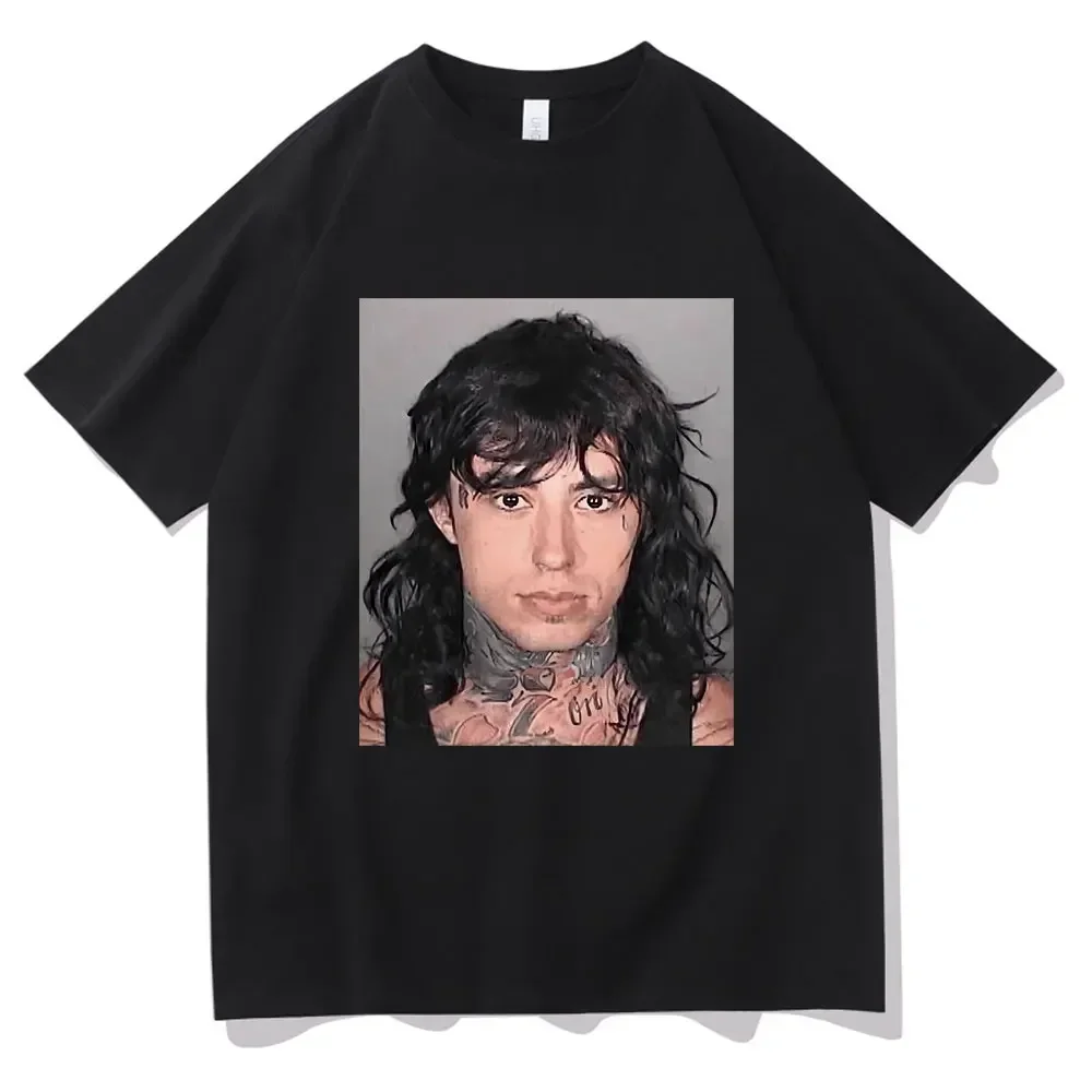 Футболка Ronnie Radke Mugshot для мужчин и женщин модная уличная одежда из чистого хлопка
