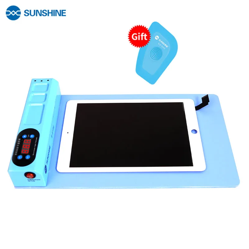 

Sunshine S-918e Screen Separator Machine and Heating Pad Mobile Phone Repair Precise Temperature Control Display Removal Tool