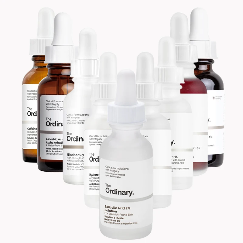 

Ordinary Serum Niacinamide AHA Caffee B5 Buffet Copper Peptides Salicylic Acid 2% Alpha Arbutin Ascorbic Acid Skin Care Oil 30ml