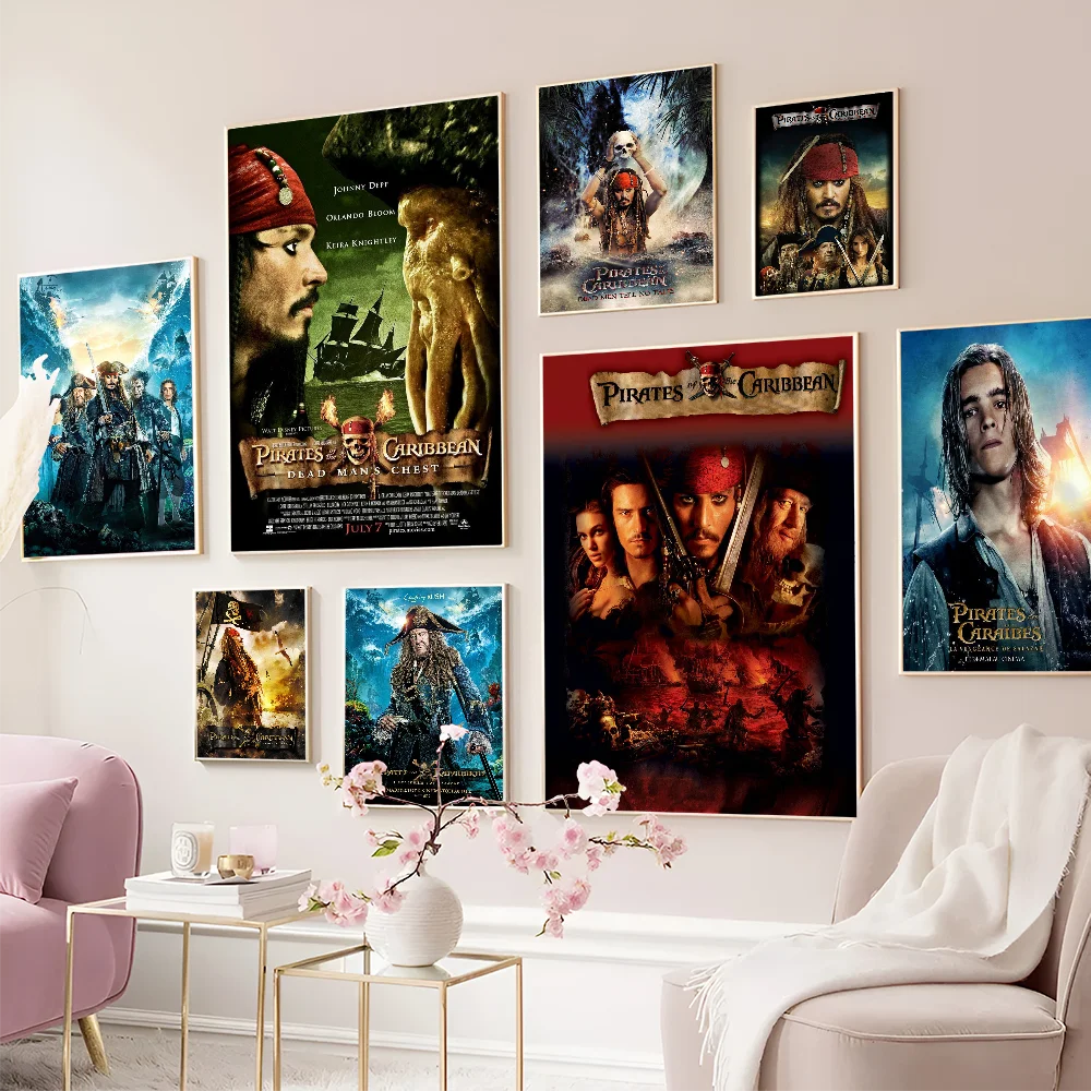 Классический фильм P-Pirates Of The C-Caribbean классические постеры с фильмами водостойкая