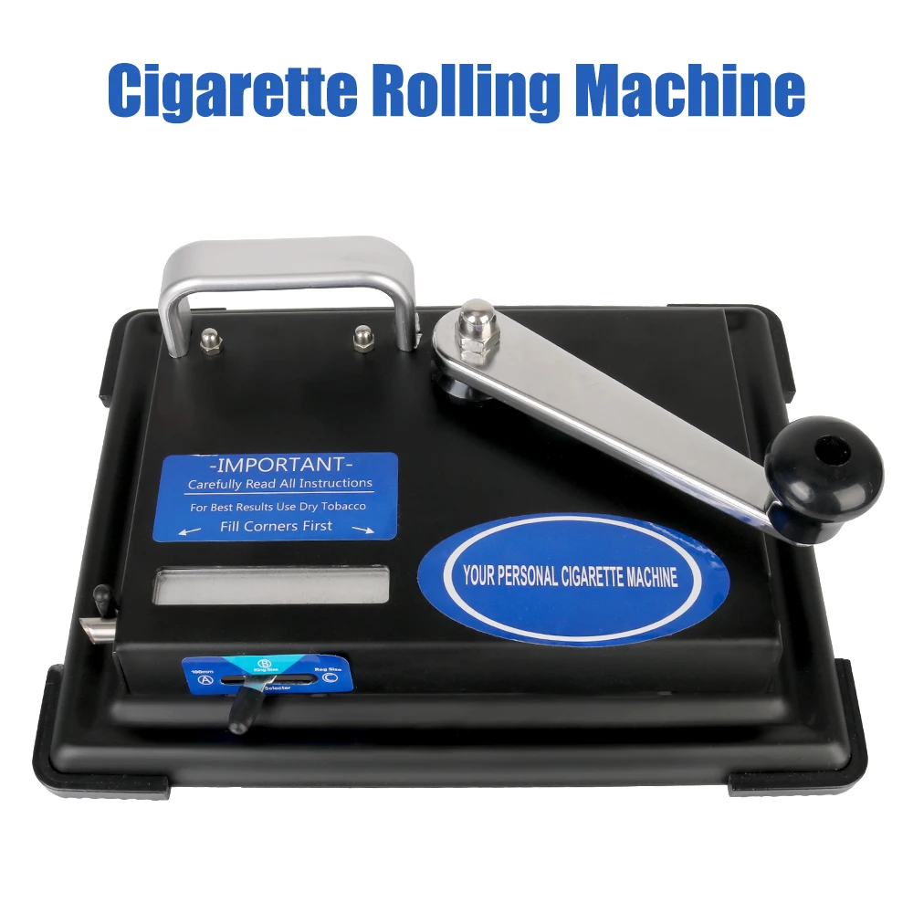 Tütün rulo sigara aksesuarları manuel enjektör sigara haddeleme makinesi Gadget el krank DIY sigara makinesi