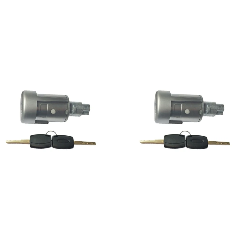 

2 Pcs Ignition Barrel Lock Ignition Switch With 4 Keys Kits For Ford Transit Custom Transit MK8 1926227