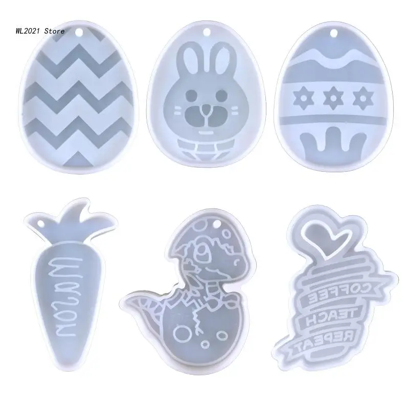 

Брелок из серии Пасха силиконовая форма с отверстием брелок Подвеска на День Пасхи юбилей подарок ювелирные изделия