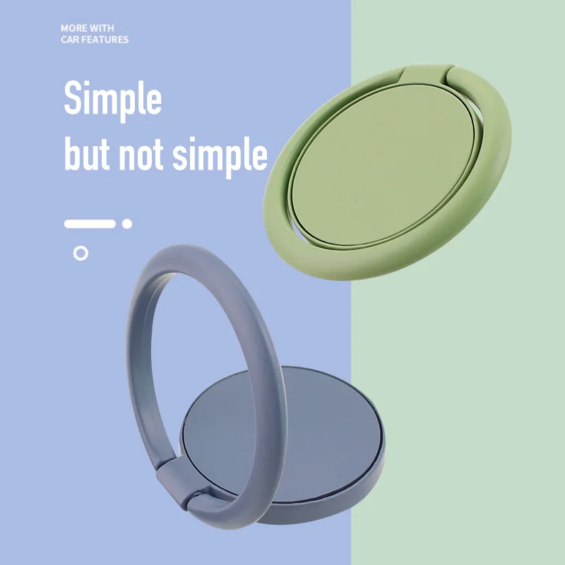 Mobile Phone Finger Ring Holder 360 Degree Rotatable Smartphone Stand For Iphone IPad Tablet Samsung Huawei Magnetic Car Mount