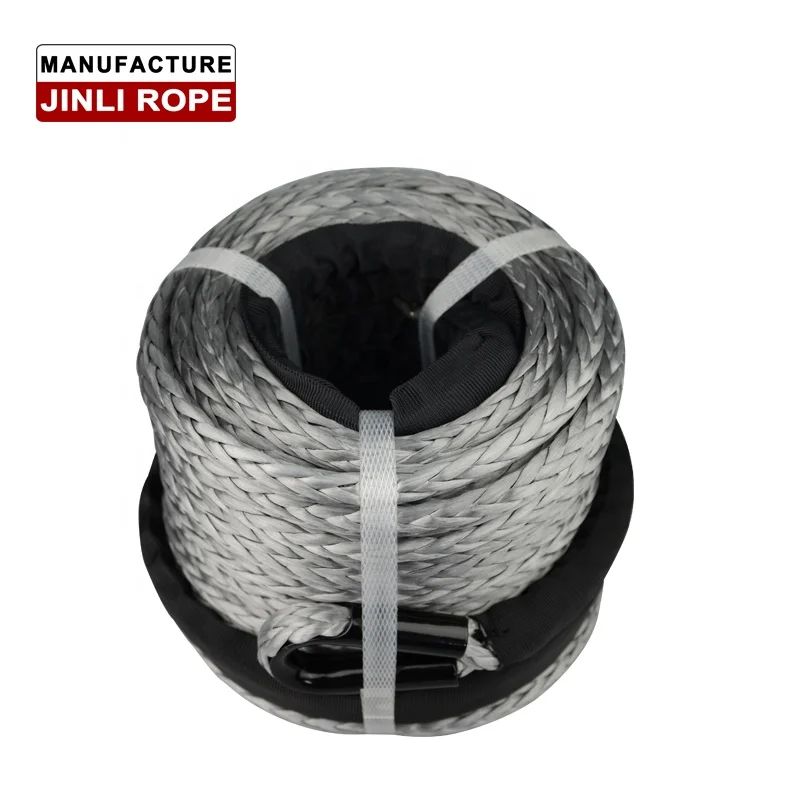 

JINLI uhmwpe rope 12000lb winch synthetic rope or cable winch