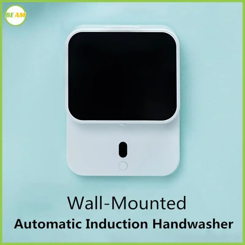 

Настенный диспенсер для мыла, светодиодный экран, большое пространство для хранения, для мытья рук