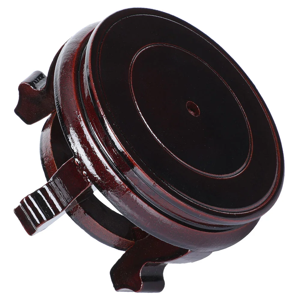 

Stand Base Display Pot Holder Wood Flower Wooden Vase Rack Round Teapot Bowl Decorative Stands Lamp Aquarium Oriental Supports