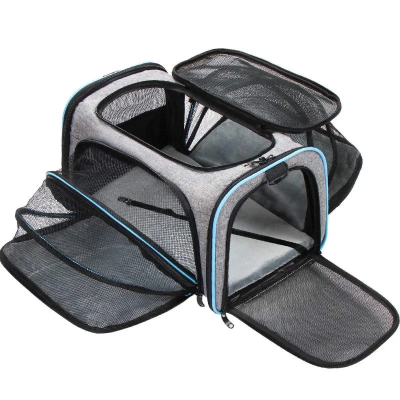 

Cat house outdoor cat bag out portable portable portable pet bag foldable extended pet backpack breathable cat cage cat Backpack