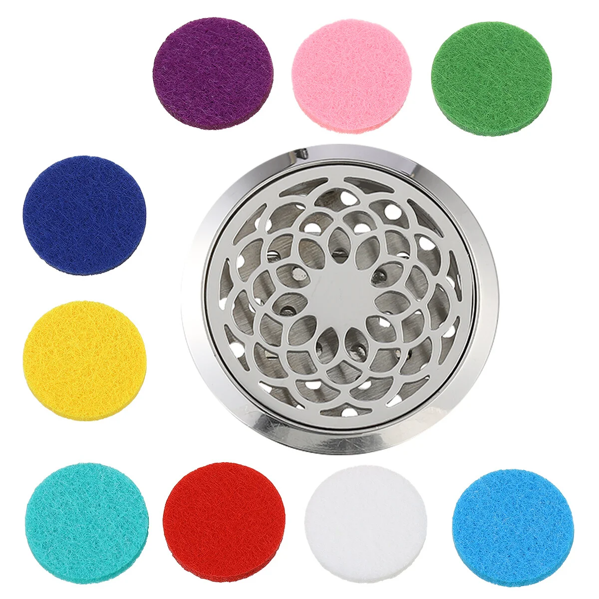 

Metal Aroma Diffuser Car Perfume Clip Stainless Steel Decoration Aromatherapy Vent Mother