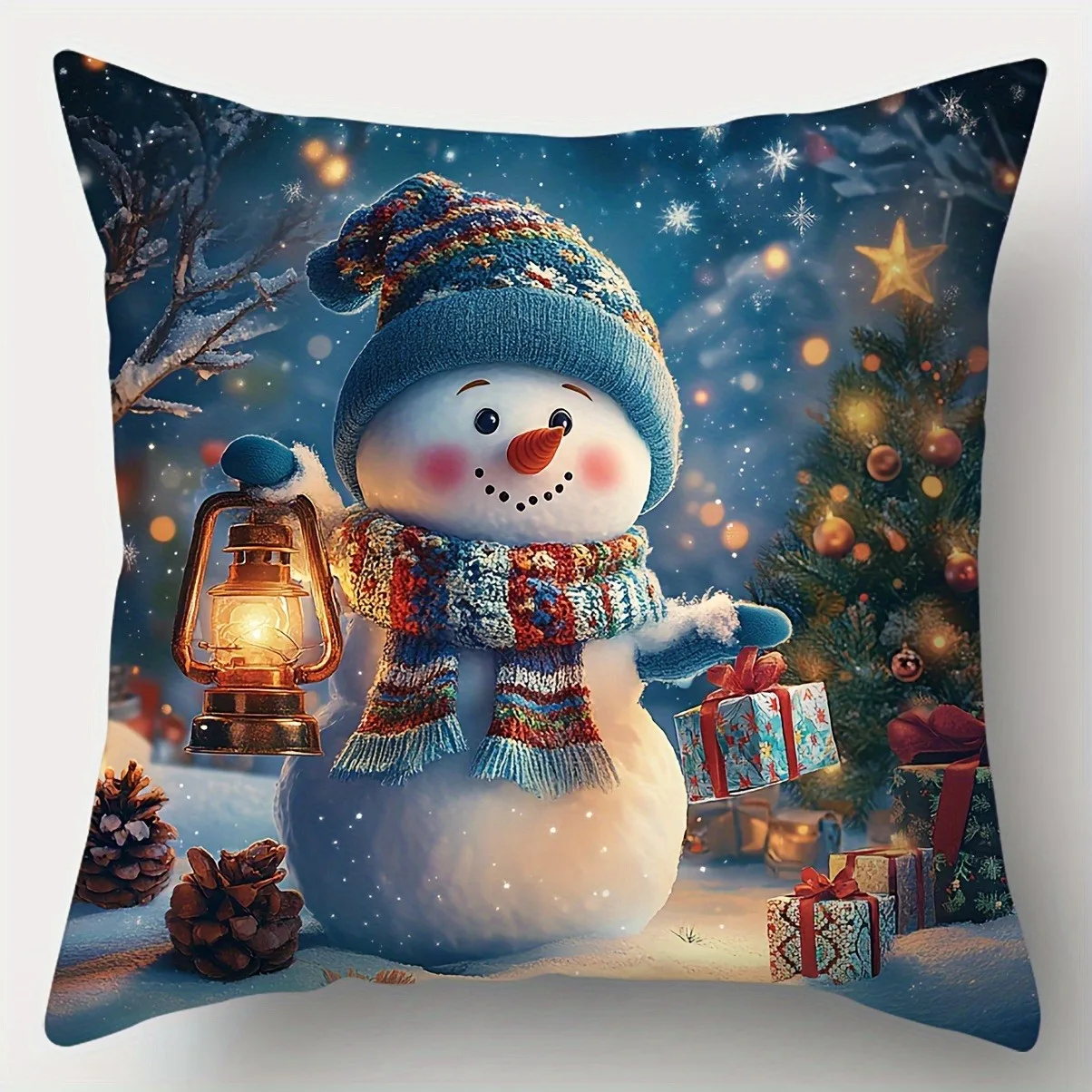 

Рождественские наволочки полиэстер велюр 40x40/45x45/50x50/60x60 см