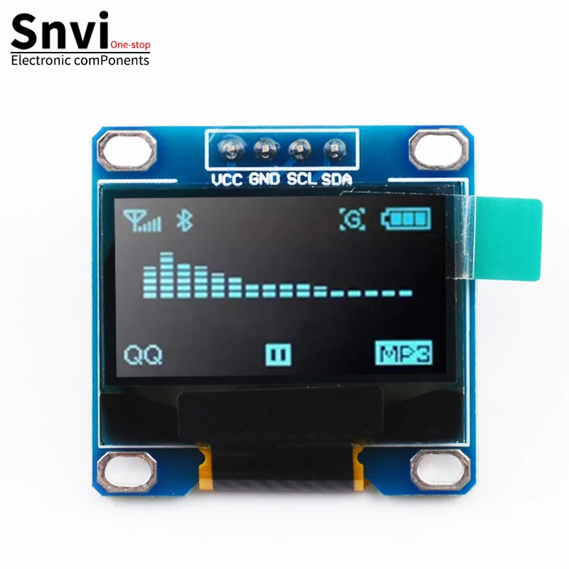 Оled IIC последовательный белый OLED-дисплей 128X64 I2C SSD1306 128664 плата ЖК-экрана для Arduino