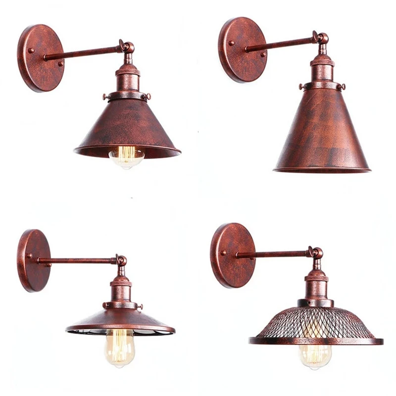 

Loft Style Rusty LED Wall Light Fixtures Living Room Edison Vintage Industrial Wall Lamp Sconces Wand lamp Lamparas De Pared