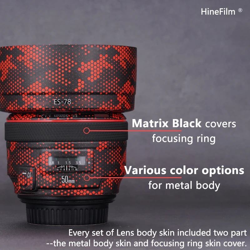 Наклейка на объектив для Canon EF 50 мм f/1.2L USM |