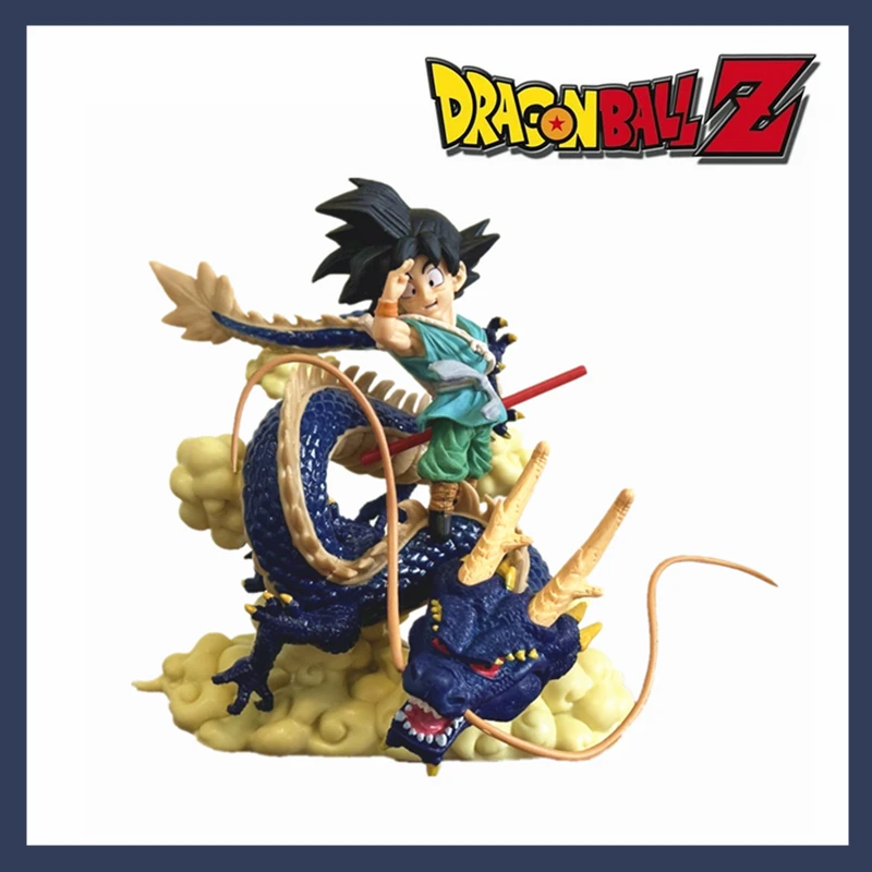 Son Goku Dragon Scene Figurine Dbz Pvc Model Toys Doll Children Christmas Gifts