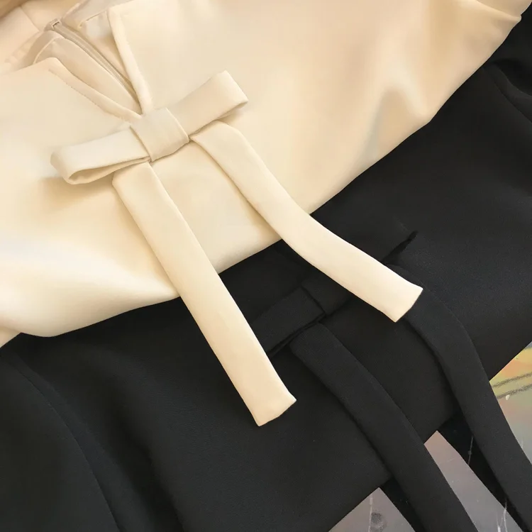 Распродажа женское платье-чулок с лентой во французском стиле