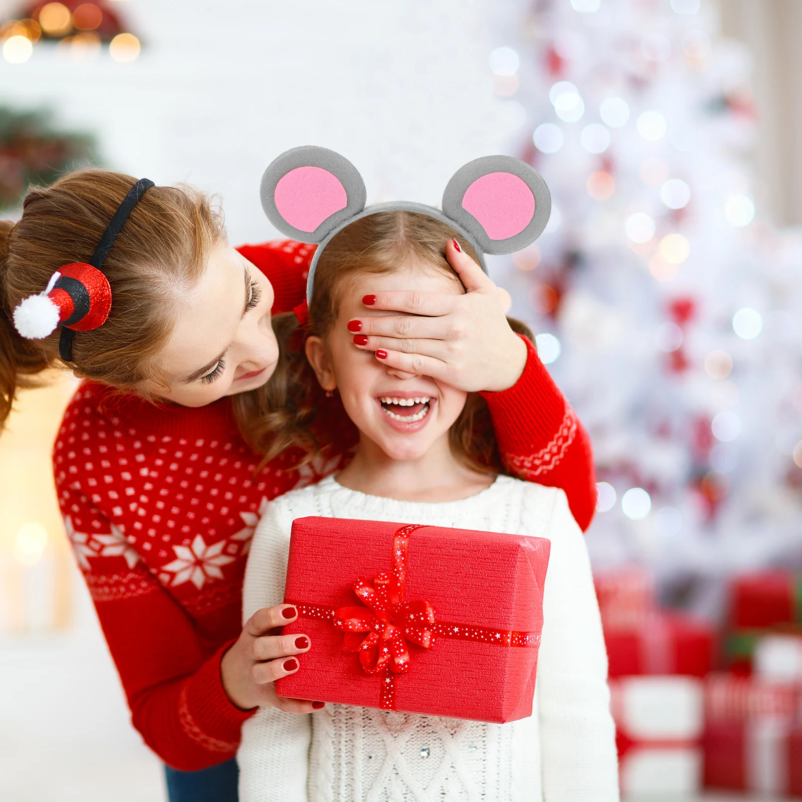 2 шт. повязка на голову с ушками животных для мытья лица мыши вечеринки милые