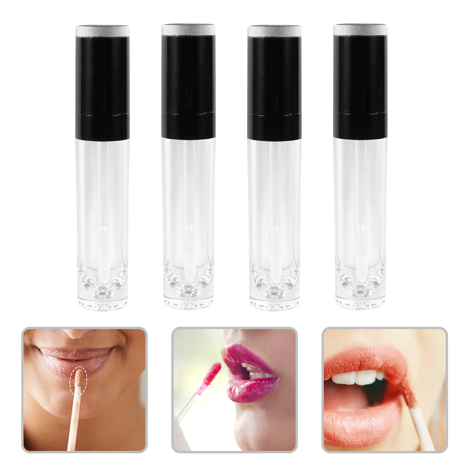 

Lip Gloss Tube Lipstick Empty Bottle Container Bottles Tubes Balm Diy Containers Supplies Wand Mini Cntainer Refillable