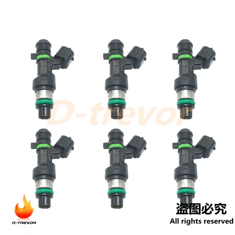 6 шт. 16600-JK00A FBY7030 топливная форсунка для Infiniti G25 2011-2012 2.5L V6 VQ25HR Tean J32