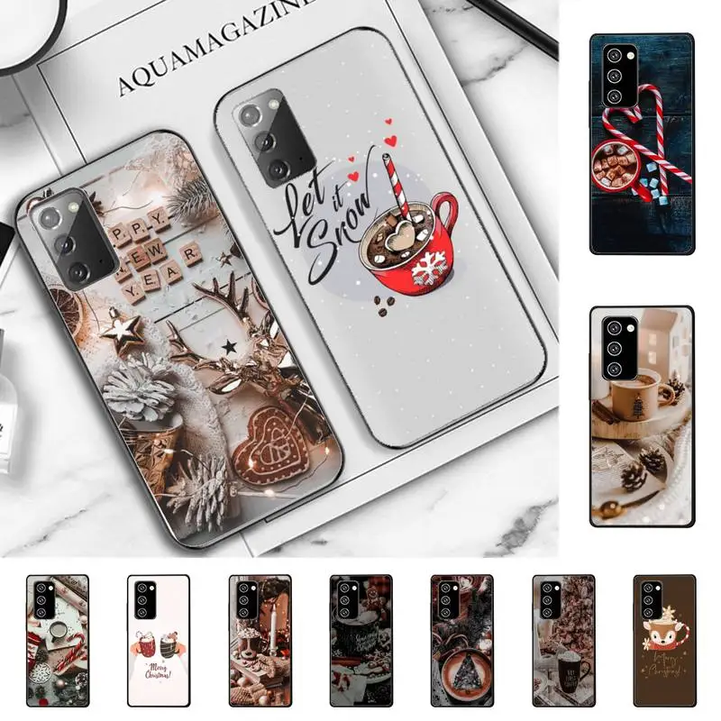 

Winter Coffee Christmas Vibe Phone Case for Samsung Note 5 7 8 9 10 20 pro plus lite ultra A21 12 72