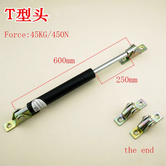 

Free shipping 600mm central distance, 250 mm stroke, pneumatic Auto Gas Spring, Lift Prop Gas Spring Damper