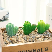 simulated succulent green plant cactus diy flower arrangement potted landscape artificial bonsai accessories home decor