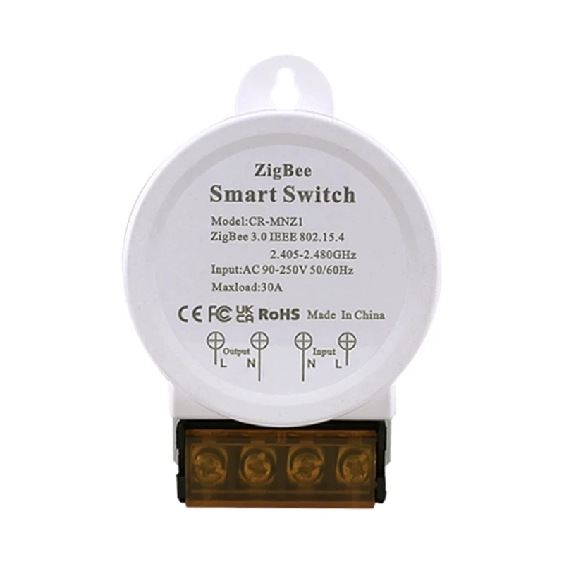 

Zigbee Smart Switch Light Tuya/Smart Life App Support Voice Control 30A Voltage AC 90-250V