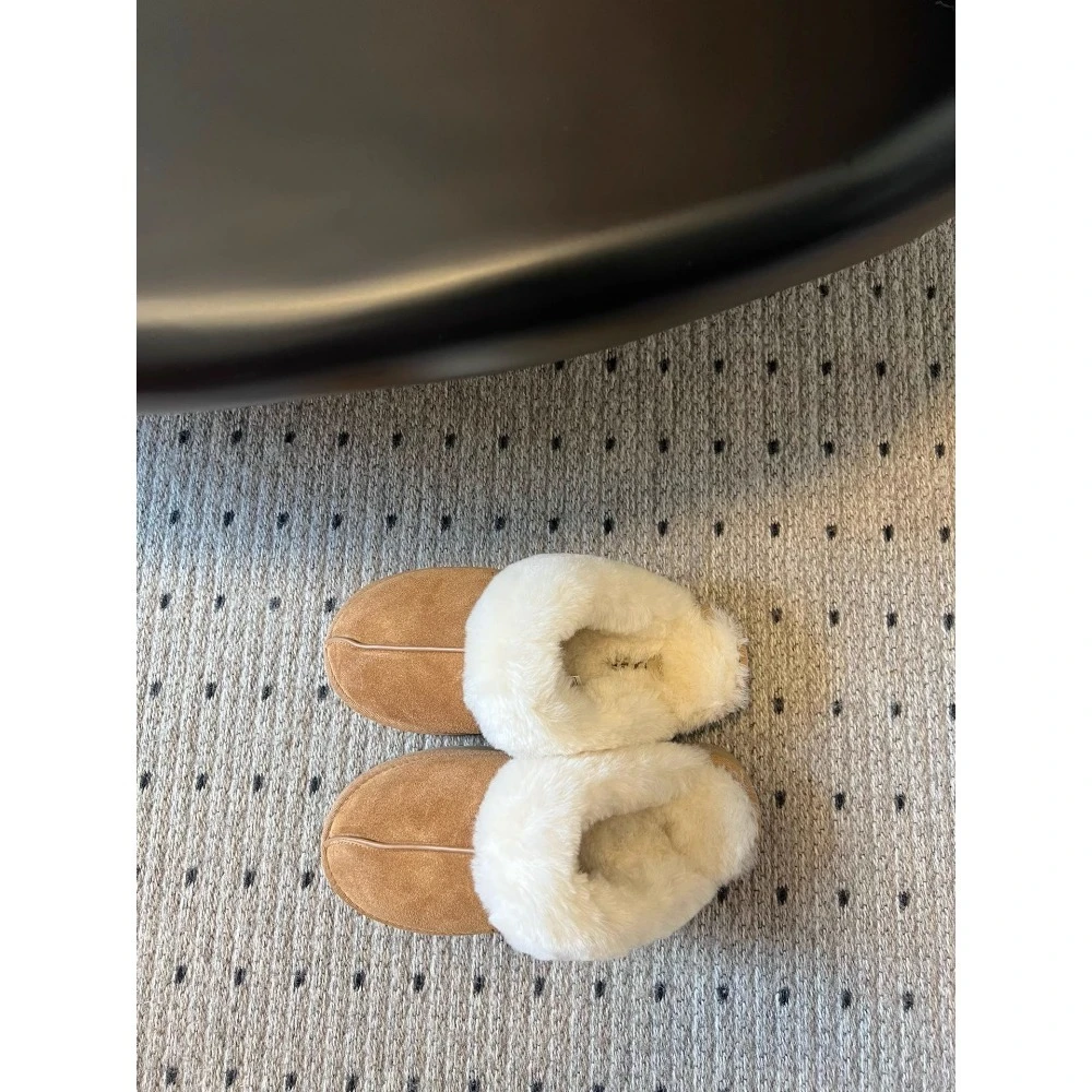 NIGO/женские модные шерстяные зимние ботинки осенне-зимние теплые тапочки с