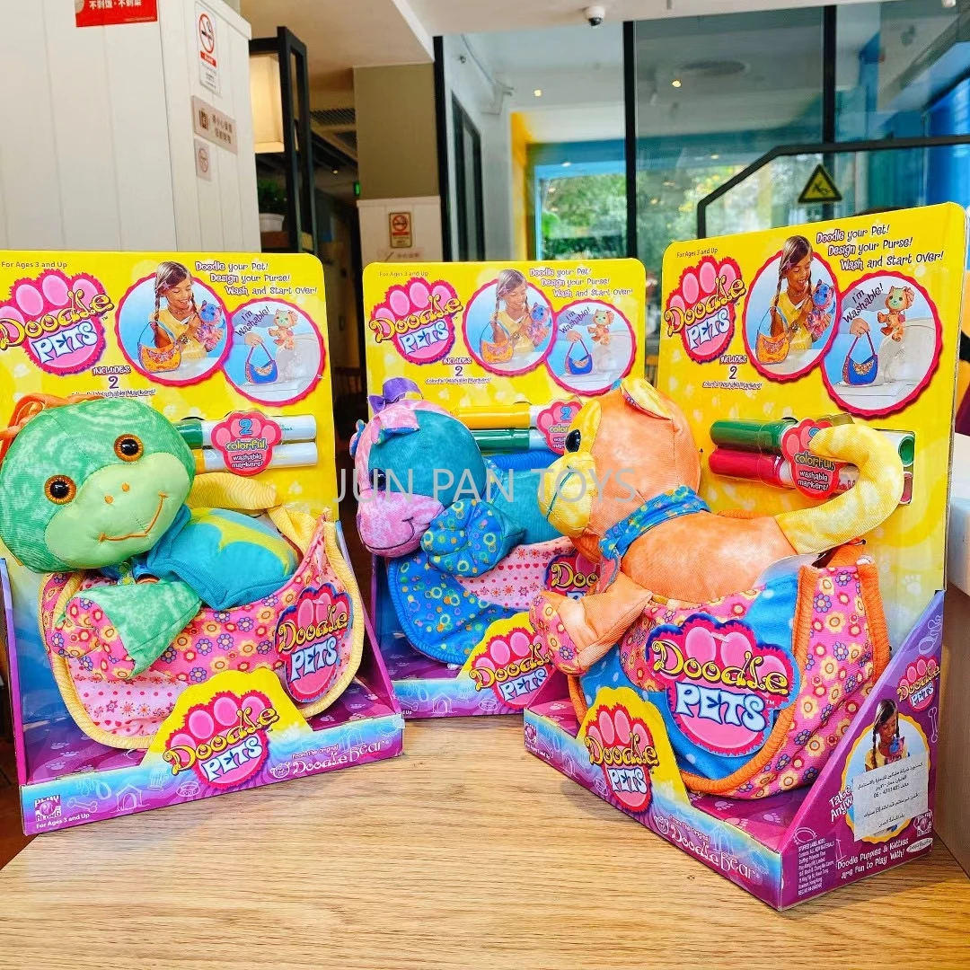 Playalong Doodse домашние животные DIY красочная ручка-каракули с сумкой собаки куклы
