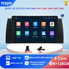 Hizpo для BMW X5 E39 E53 1999 2000 2001 2002 2004 2005 2006 автомобильное радио мультимедийный видеоплеер навигация GPS Android 10 стерео