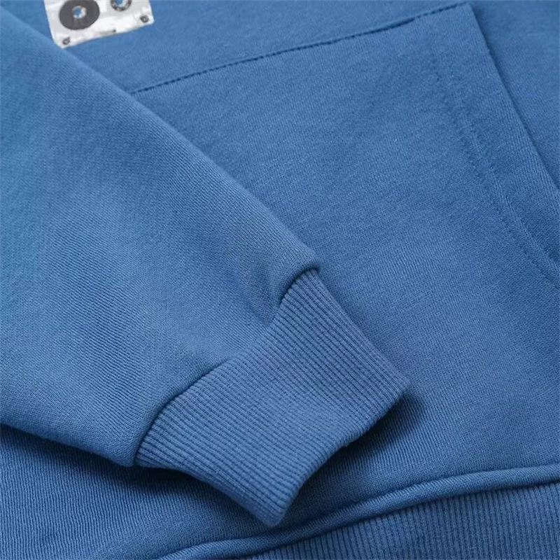 KEYANKETIAN 2024 осень/зима новые женские флисовые толстовки с буквенным принтом