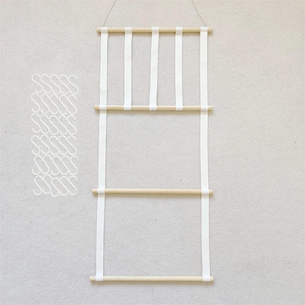 

Держатель шнура для заколки для волос, 4-слойный держатель для заколки для волос, стеллаж для хранения, подвесная полка для домашнего магазина, витрина