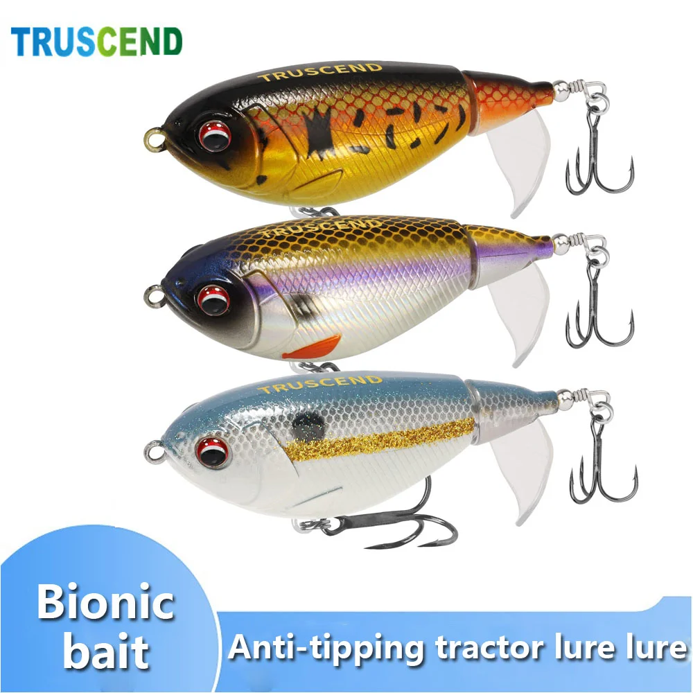 

2023 Lure bait anti-rolling water surface tractor fake bait hand-sprayed floating water Lure fake bait fishing lure swimbait