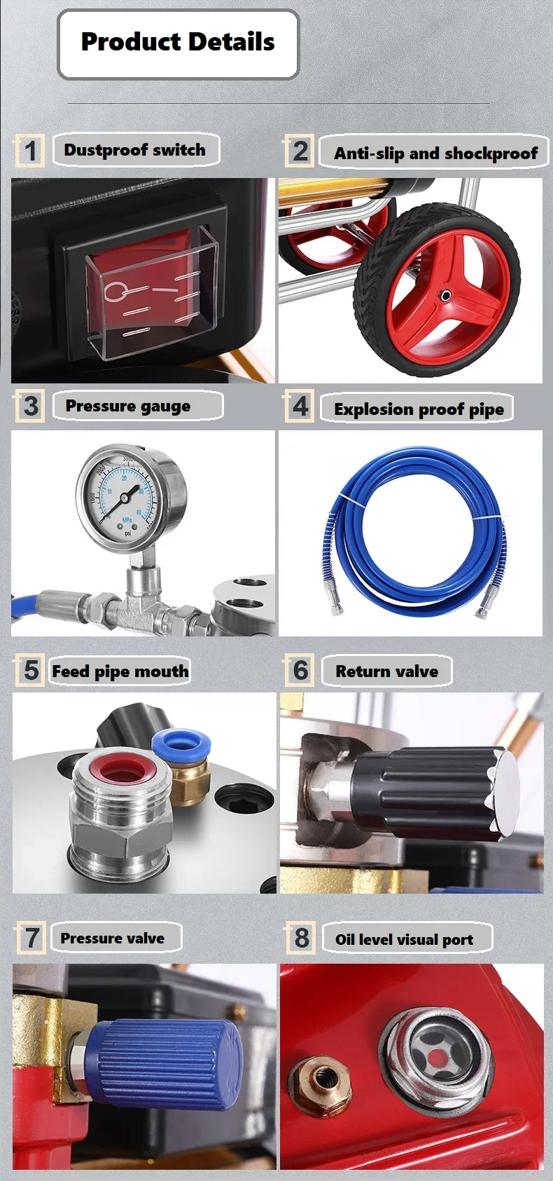 Graco Silankan Paris Распылитель краски Беспроводной гидравлический насос Дешевая