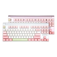 cherry mx8 0 peach birthday gift customized mechanical keyboard black axis green axis red axis pink mechanical keyboard