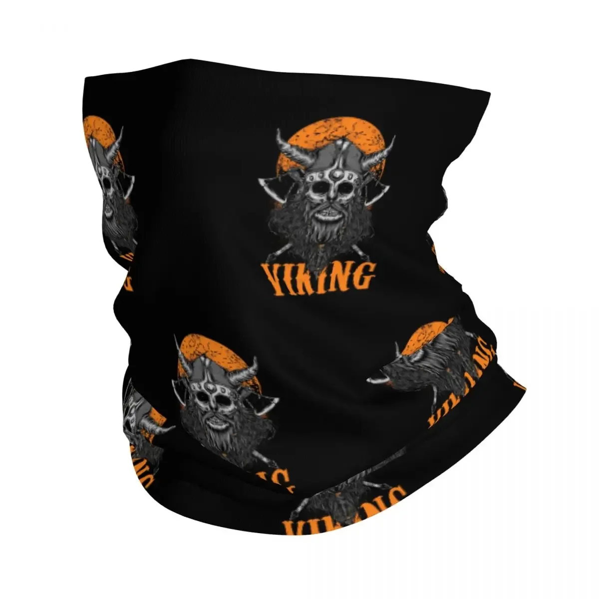 Бандана Vikings с желтым черепом шейный платок гетры принтом гантели Балаклавы