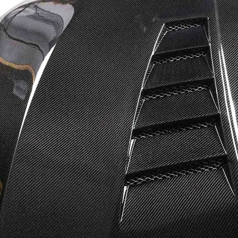 Фото Индивидуальный капот из карбона для BMW F10 F18 5 серии 2011-2017, обновление в стиле HAMANN, передняя накладка, автозапчасти №5