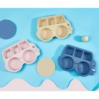 baby tableware 5 6 pcs set kids dinner plate household creative cartoon fork cup drop resistant children feeding dishes for gift