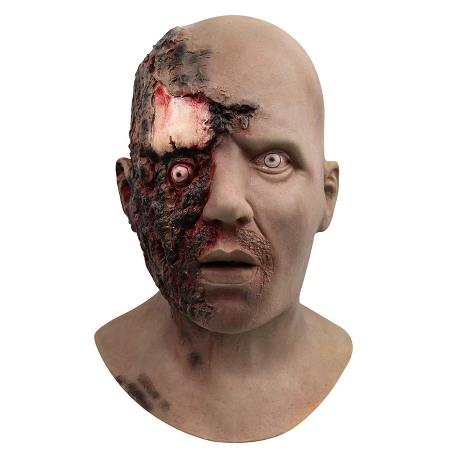 

Halloween Mask Latex Rotten Zombie Scary Masque The Evil Cosplay Props Scarry Mask Realistic Masquerade Mask