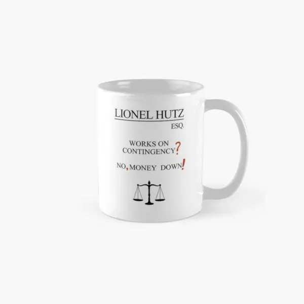 Классическая кружка-карточка Lionel Hutz круглая чашка с изображением подарки для чая