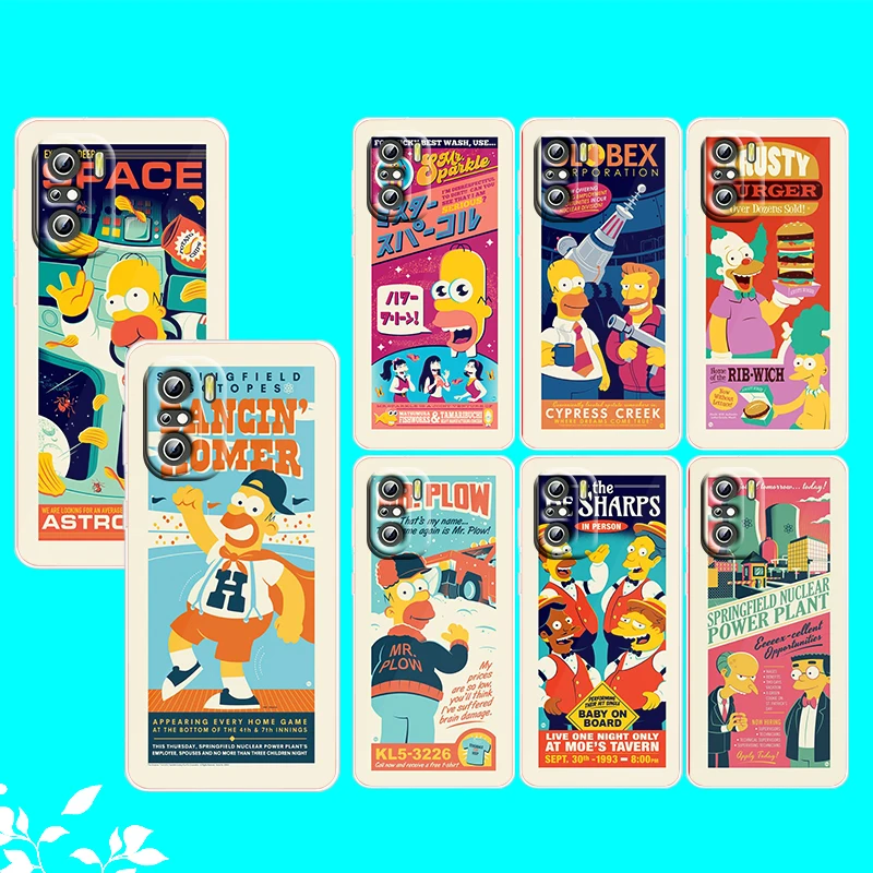 

Disney The Simpsons Cute For Xiaomi Redmi Note 10S 10 K50 K40 Gaming Pro 10 9AT 9A 9C 9T 8 7A 6A 5 4X Transparent Phone Case