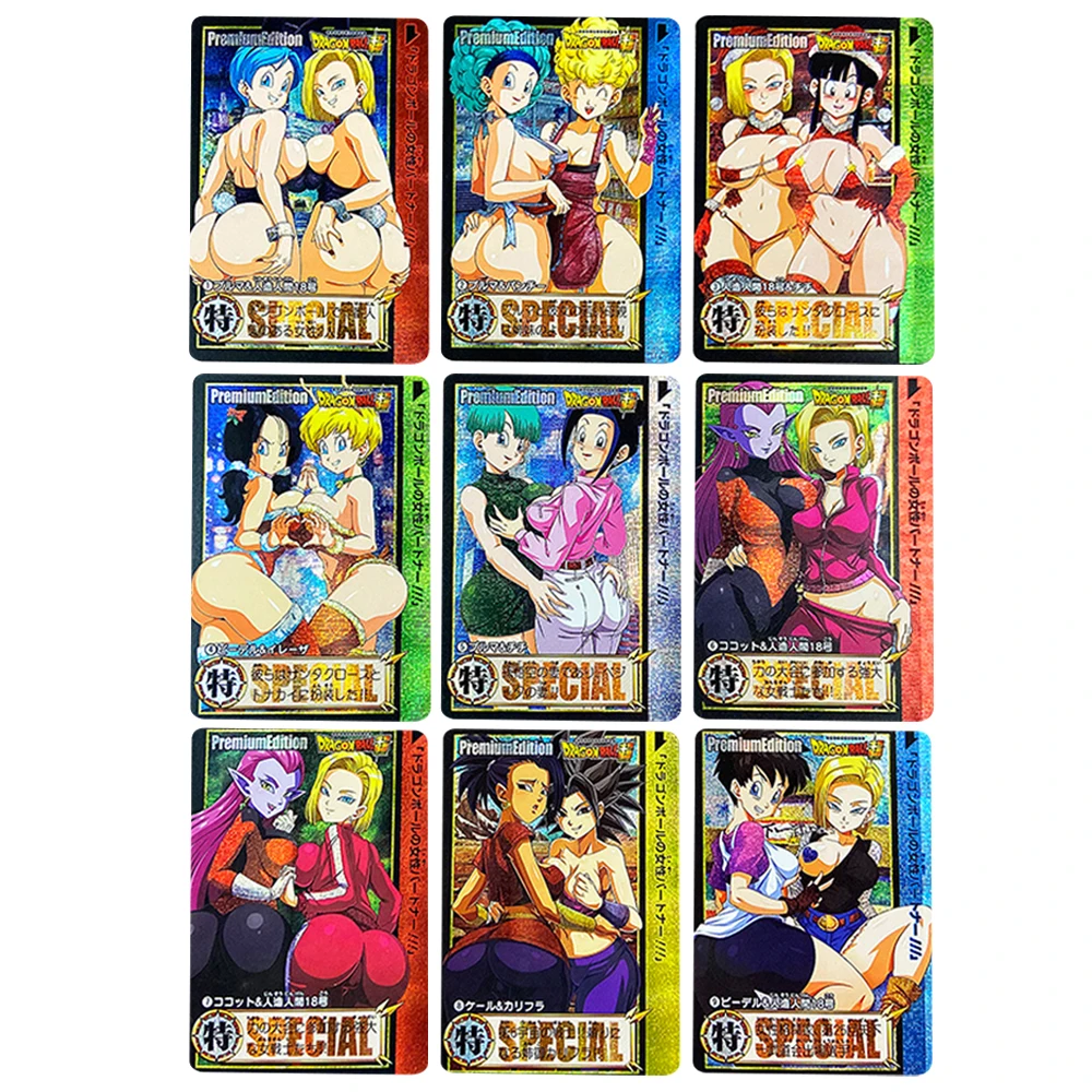 

Карточка из м/ф «Драконий жемчуг», рефракционные флэш-карты Chichi Bulma на Android 18, японские аниме персонажи, коллекция, хобби, настольная игра, игрушка в подарок